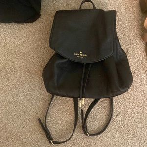 Kate Spade sinch pebbled leather flap backpack